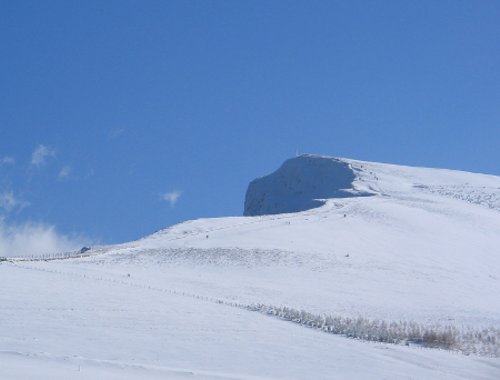 Arantzazu, mendi-irteera, Aloña elurtuta